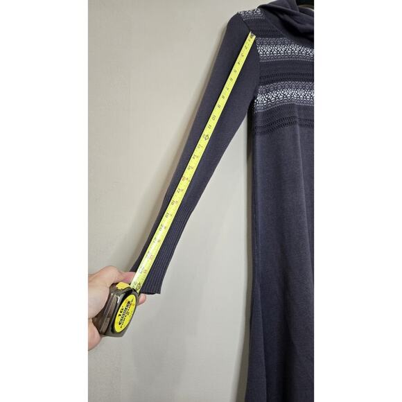 PrAna Womens Sweater Dress Cowl Neck Dark Gray Size Small - Picture 3 of 6